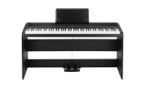 Korg B1 Deluxe digital piano including 3 pedal unit and stand.